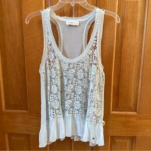 A&F Floral Lace Tank Top